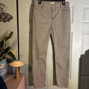 Cortefiel‎ Eco Friendly Sensational Original Houndstooth Ladies Pants Sz 10